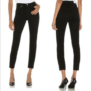 RE/DONE black high waisted jeans